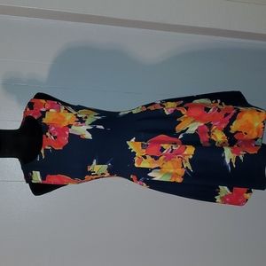 Vince Camuto Floral Print Dress